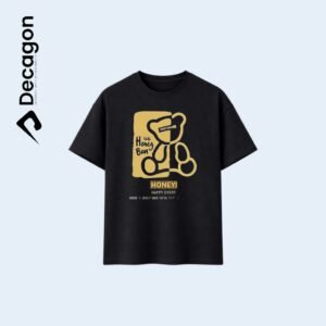 Decagon Kids DTF Printed T-shirt | Black2