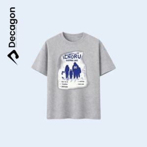 Decagon Kids DTF Printed T-shirt | Gray
