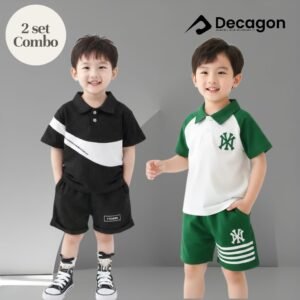 2 Set Combo Kids Premium PK Polo Set | C2