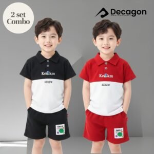 2 Set Combo Kids Premium PK Polo Set | C4
