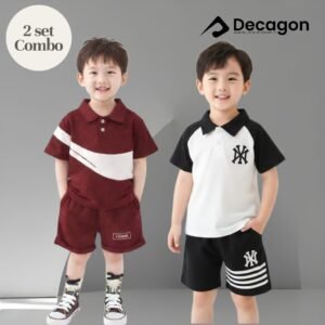 2 Set Combo Kids Premium PK Polo Set | C3