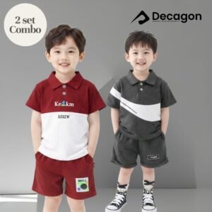 2 Set Combo Kids Premium PK Polo Set | C9