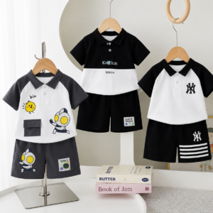 3 Set Combo Kids Premium PK Polo Set | C1