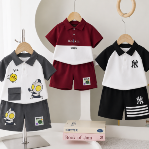 3 Set Combo Kids Premium PK Polo Set | C4