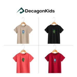4 Pcs Combo_ Brazil World Cup 2026 Kids Collection | DTF Printed T-shirt | C9