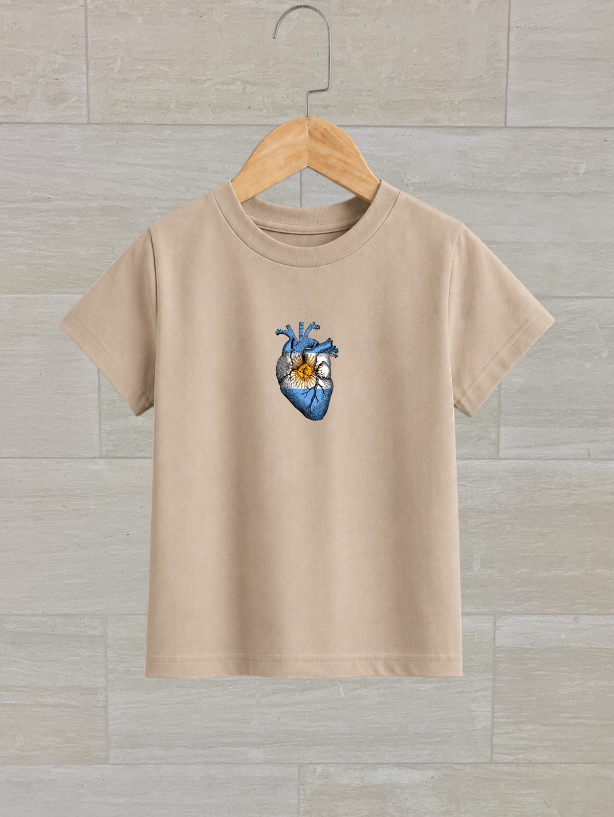 Argentina Heart World Cup 2026 Kids Collection | DTF Printed T-shirt | S305