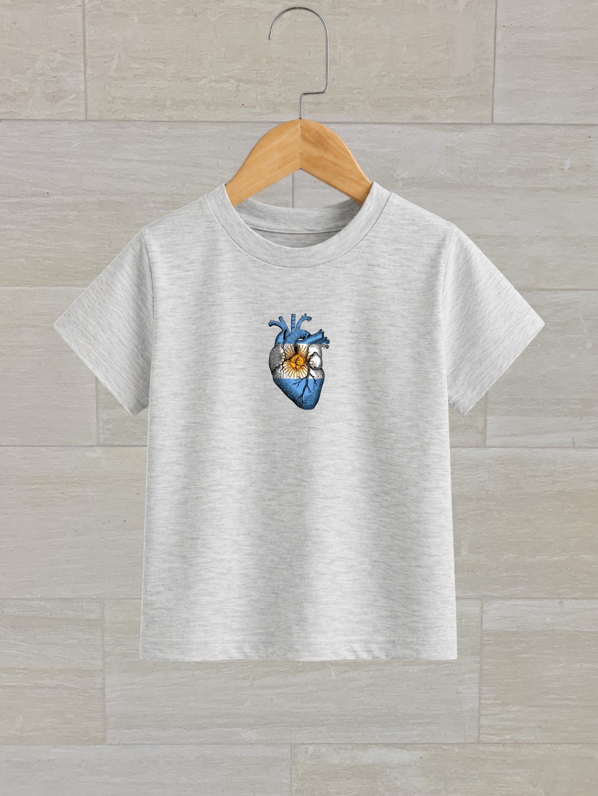 Argentina Heart World Cup 2026 Kids Collection | DTF Printed T-shirt | S306