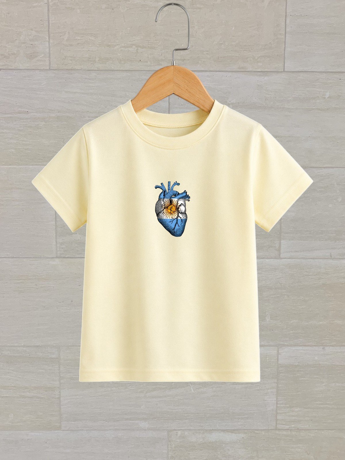 Argentina Heart World Cup 2026 Kids Collection | DTF Printed T-shirt | S307