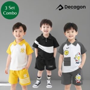 3 Set Combo_Kids Premium PK Polo Set | PSC1