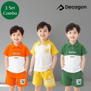 3 Set Combo_Kids Premium PK Polo Set | PSC10