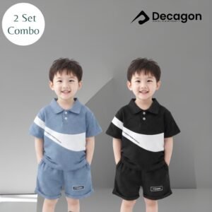 2 Set Combo_Kids Premium PK Polo Set | PSC11