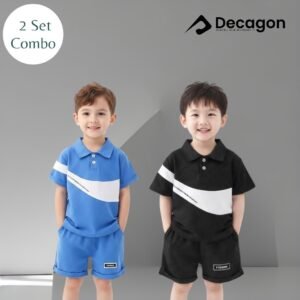 2 Set Combo_Kids Premium PK Polo Set | PSC13