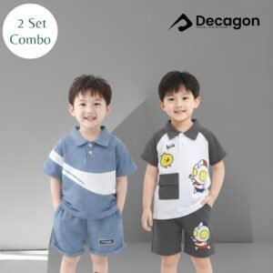 2 Set Combo_Kids Premium PK Polo Set | PSC14