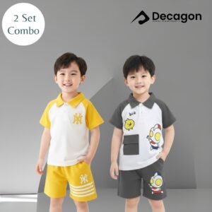2 Set Combo_Kids Premium PK Polo Set | PSC15