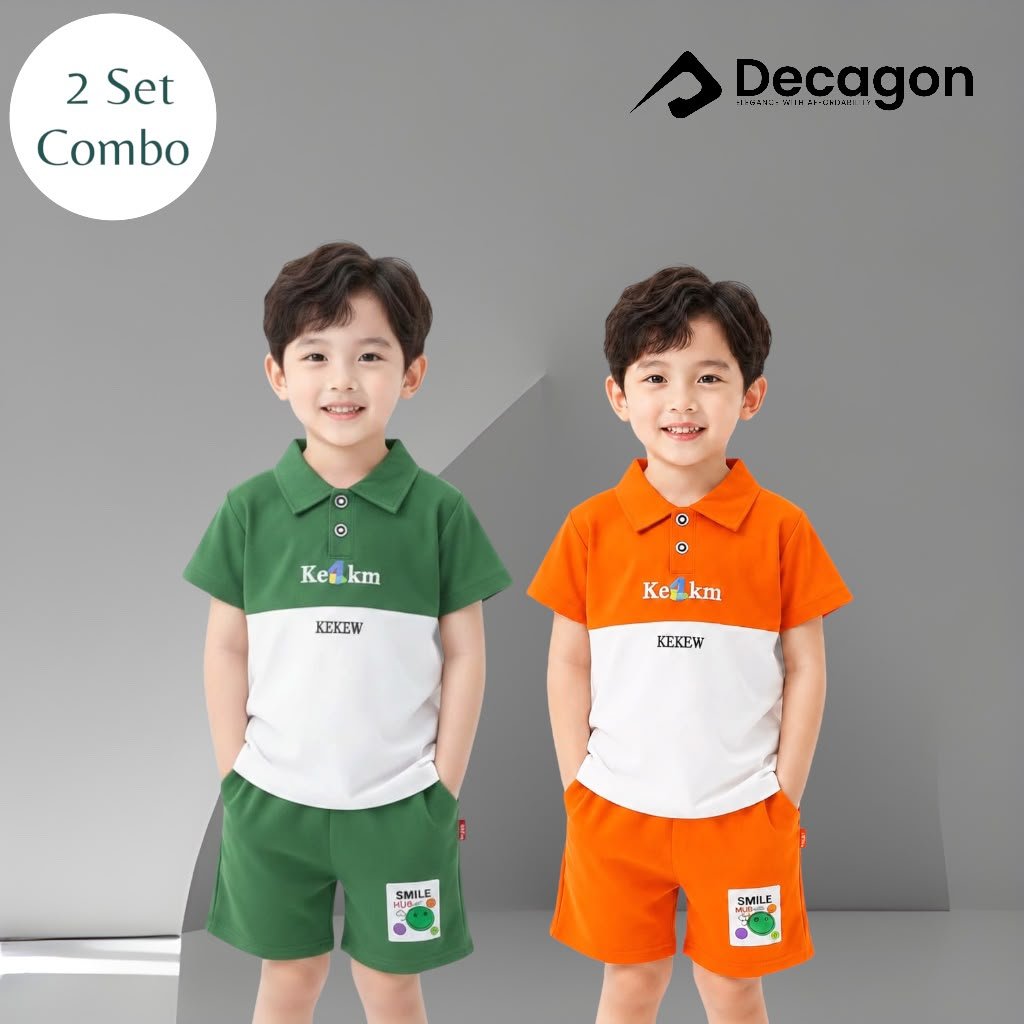 2 Set Combo_Kids Premium PK Polo Set | PSC16
