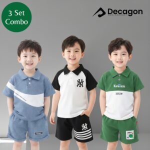 3 Set Combo_Kids Premium PK Polo Set | PSC2