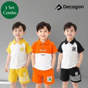 3 Set Combo_Kids Premium PK Polo Set | PSC3