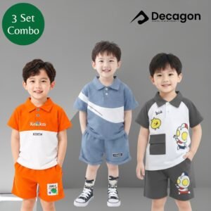 3 Set Combo_Kids Premium PK Polo Set | PSC7