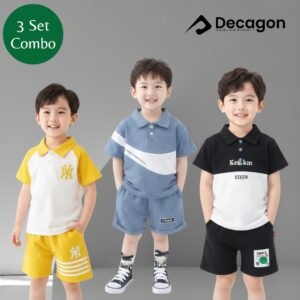 3 Set Combo_Kids Premium PK Polo Set | PSC9